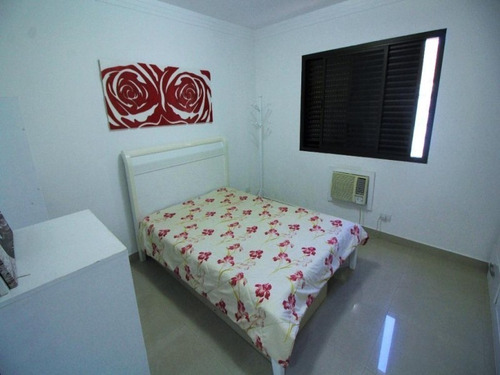 Imagem 5 de 17 de Guarujá Pitangueiras Flat 2 Dormitórios Ar Condicionado Piscina Lazer Completo Manobrista Serviço De Praia Portaria 24 Horas - Fl0011 - 34708972