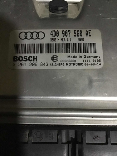 Computadora Ecu Motor Audi A6 2001 4d0 907 560 Ae (Usado)