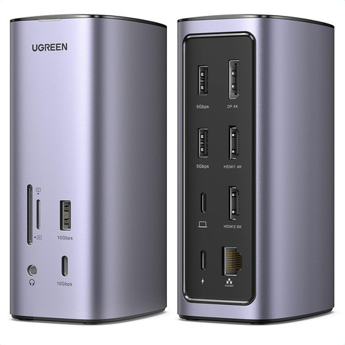 Docking Usb-c 3 Display Hdmi Dp 8k Ugreen 100w Cm555 - 90325