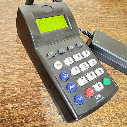 Sistema De Paginação De Restaurante Lrs-t7470 Fonte, Antena (Usado)