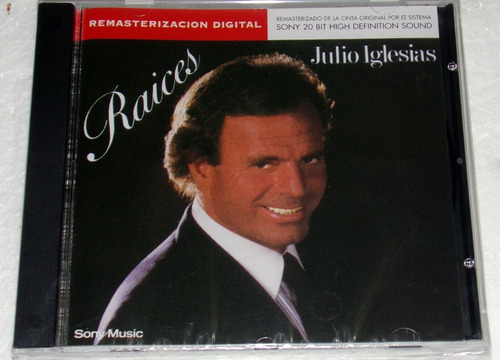 Julio Iglesias Raíces Remasterizacion Cd Nuevo Kktus 
