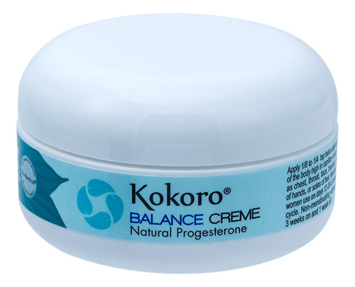 Kokoro Crema De Equilibrio Para Mujeres, Crema De Progestero