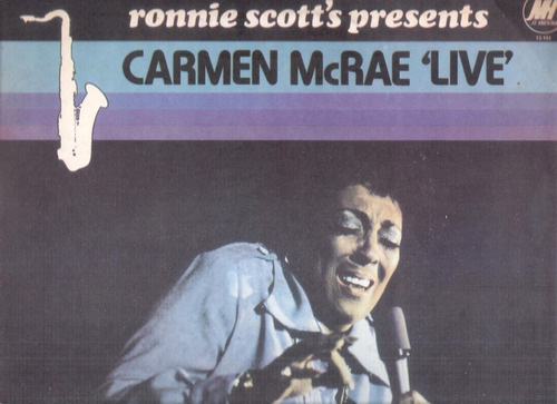 Carmen Mcrae Live: Ronnie Scott's Presents / Lp Music Hall