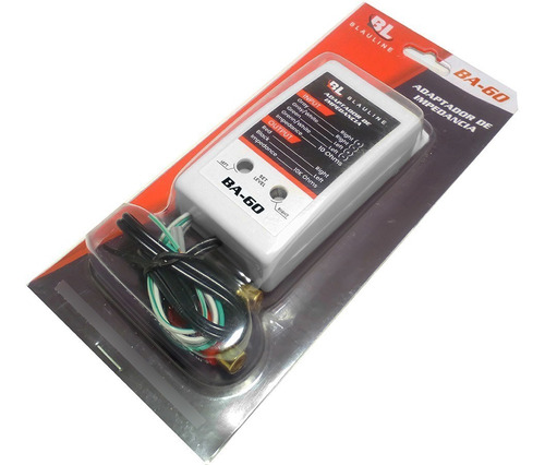 Imagen 2 de 4 de Adaptador De Imdancia Potencia 2 Canales Blauline Bm60