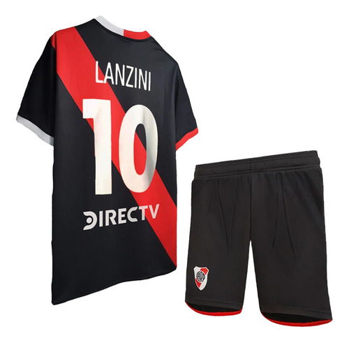 Conjunto River Plate Lanzini 10 Short + Camiseta Calidad 100