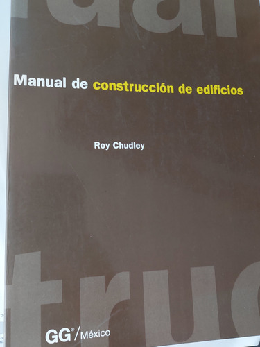 Manual De Construccion De Edificios Roy Chudley