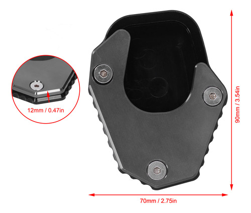 Soporte Lateral Para Ampliar La Almohadilla, Extensión De So