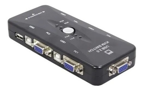 Imagen 3 de 6 de Kvm Vga Usb 4 Pcs Teclado Video Mouse Puresonic D10834n