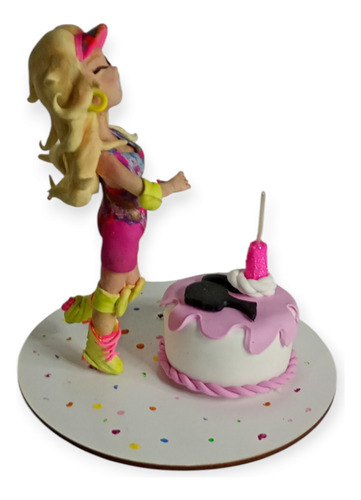 Candy Maniacs Adorno Barbie Tridimensional 1u Rosa Chicle Barbie