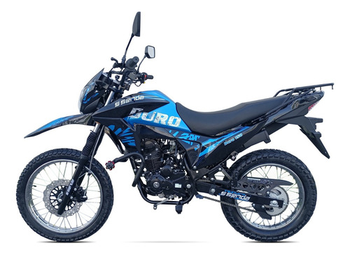 Moto Ssenda Duro 150 Negro/azul