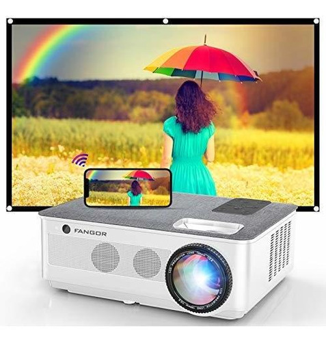 Proyector Wifi 5g Full Hd, Fangor 8500l Exterior, 4k, Tv,