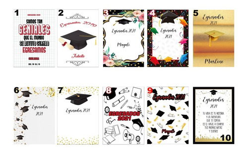 Anotadores Libreta Personalizados 10x14 Egresados X 10un