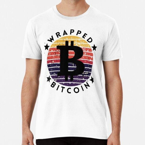 Remera Criptomoneda De Bitcoin Envuelta - Moneda De Bitcoin 