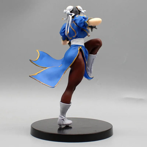 . Figura De Acción Street Fighter Chun Li Battle De 18 Cm,