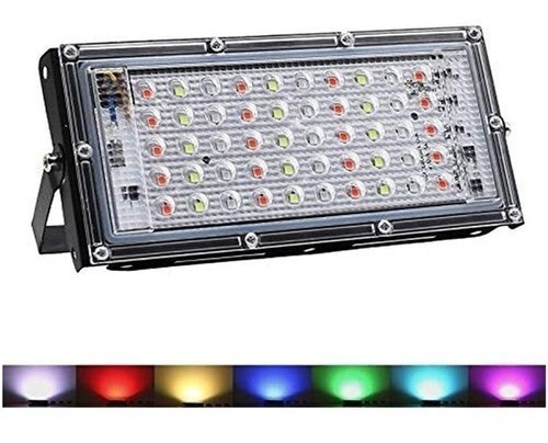 Reflector Led Rgb Liviano 100w Color Con Control