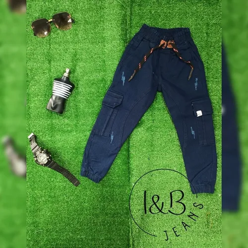 Pantalon Jogger De Jean - Niño