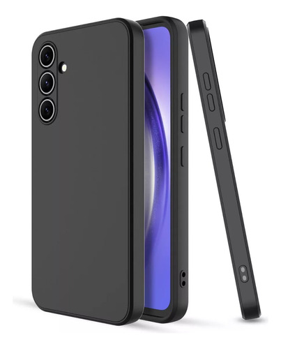 Funda Silicona Case Para Samsung Galaxy A34 + Vidrio