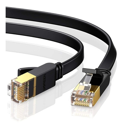3 Mts. Cat7 10gbps. Cable Red Lan Rj45 Plano/flat. Ugreen.
