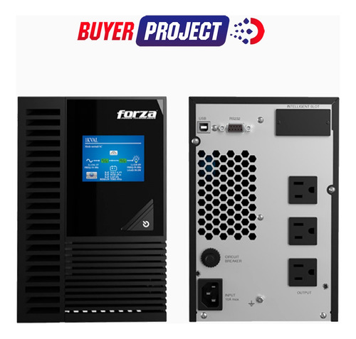 Ups On-line Forza Fdc-1002t 1000va 1kva 900w 3 Tomas 220v