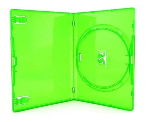 Estojo Box Dvd Verde Cx Com 50 Unidades