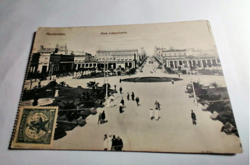 Postal Antigua Plaza Independencia 1914 Original 