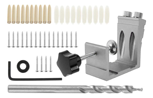 D Profesional 15 &deg; Agujero De Bolsillo Jig De Plata