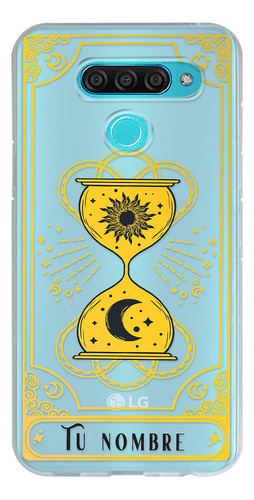 Funda Para LG Cartas Tarot Reloj Arena Con Tu Nombre