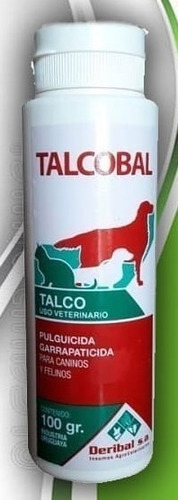 Talco Antipulgas Antiparasitario Externo 100 Grs