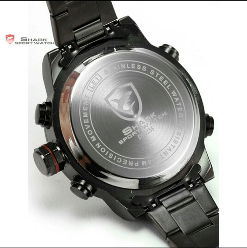 Relógio Masculino Esportivo Shark Sh 201 Led Pronta Entrega
