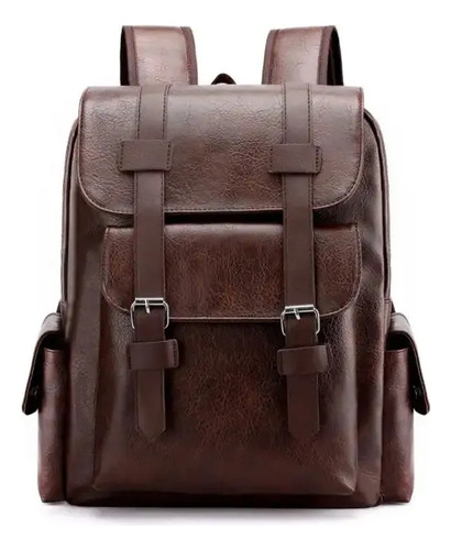 Mochila Bolso Y Antirrobo De Cuero For Hombre Impermeable