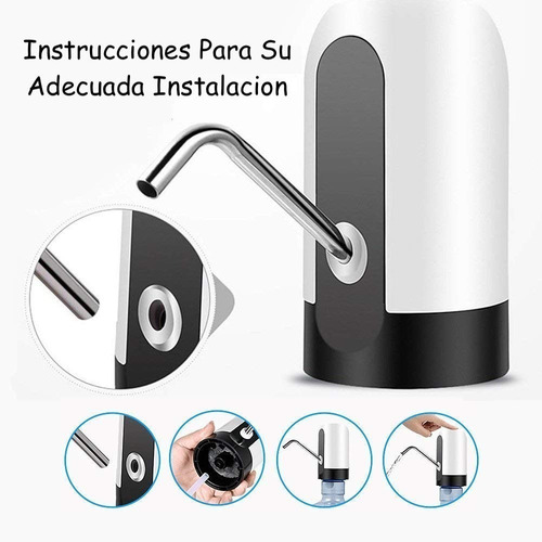 Dispensador De Agua Garrafón Recargable Eléctrico Usb