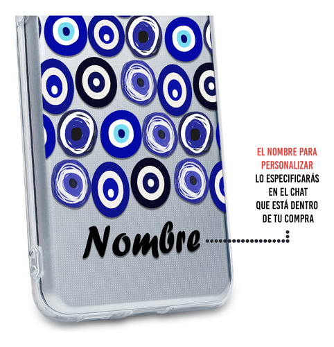 Funda Para Huawei Ojos Turcos Personalizada Nombre