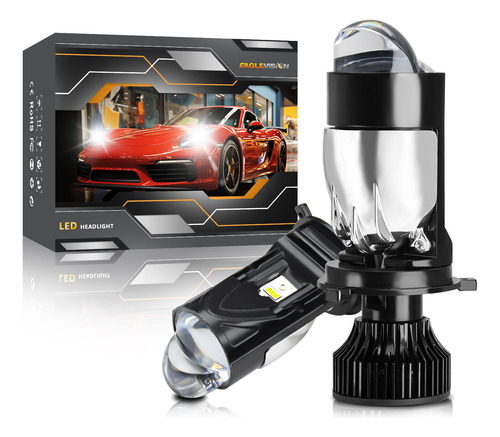 Par 30000lm Mini Lente Led H4 Faro Coche Proyector Len Led