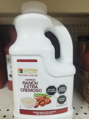Pack 2 Aderezo Ranch Extra Cremoso 3.4 Kilos C/u