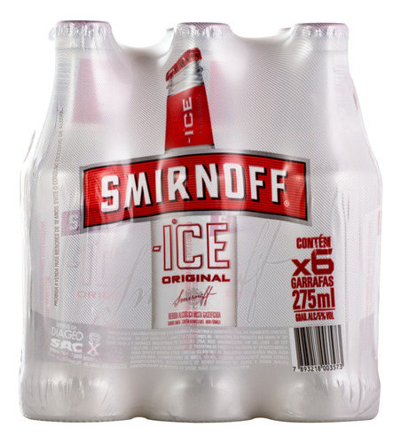 Pack Bebida Mista Alcoólica Gaseificada Limão Smirnoff Ice G