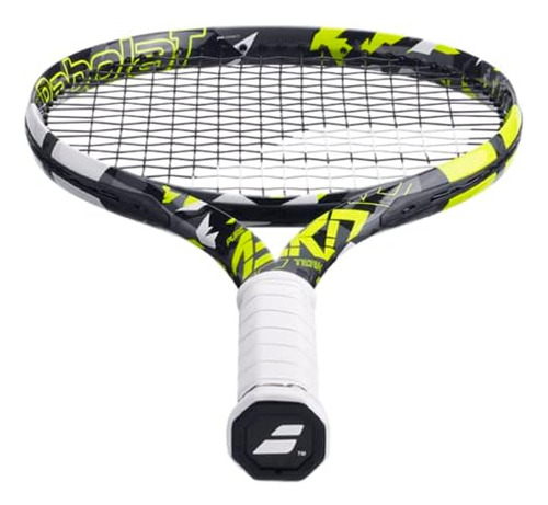 Raquete De Tênis Babolat Pure Aero Team - Amarrada Com 16g