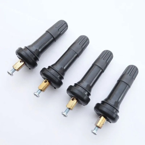 Bicos P/ Sensor Tpms Gm Onix Prisma Captiva S10 C/ 4unidades Cor Preto