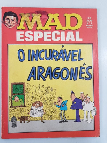 Antiga Revista Mad Especial Aragonés Anos 70 (Usado)