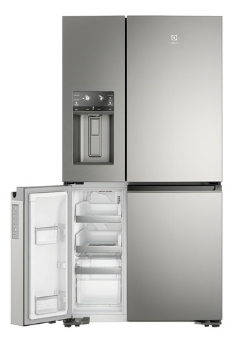 Geladeira com freezer inverter Electrolux DQ90X con capacidad de 585L -inox