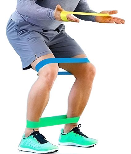 4 Ligas Bandas Elastica Ejercicio Pilates Resistencia