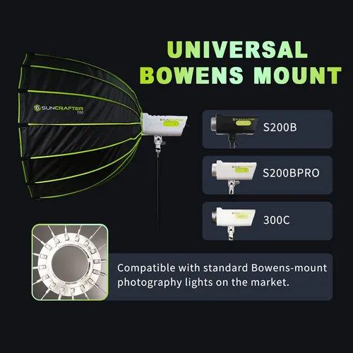 Caja De Luz Bowens Mount De 90 Cm Para Fotografía