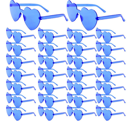 30 Pares Gafas De Sol Con Forma De Corazón For Mujer Gafas