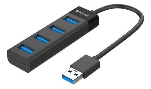 Hub Usb 3.0 De 4 Puertos, Hub Usb De Datos De Tamaño Comp...