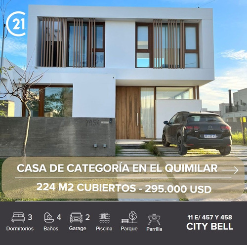 Casa De Diseño En El Quimilar, City Bell