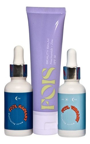 Fois Kit Sueros Exfoliante Y Humectante + Crema Con Color