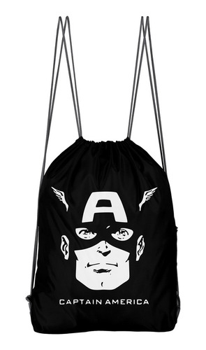 Bolso Deportivo Capitan America Cara (d1308 Boleto.store)