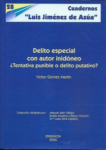 Gomez Martin - Delito Especial Con Autor Inidóneo