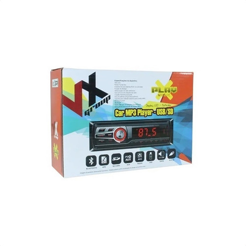 Rádio Carro Mp3 Bluetooth Android-ios Usb Sd-card Universal