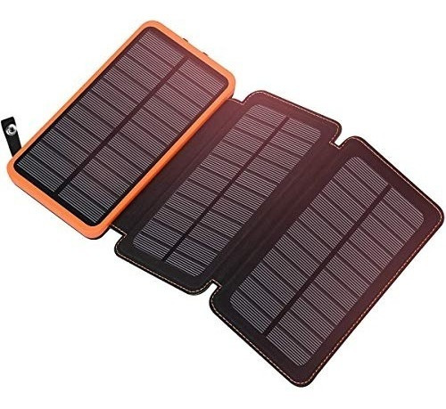 Cargador Solar 24000mah Addtop Banco De Energía A Prueba De 