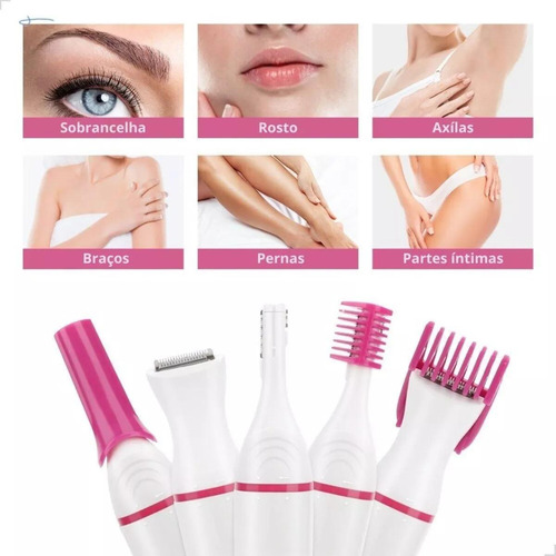 Aparador De Pelos Sweet Sensitive Precision Com 4 Cabeças